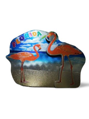 Florida 3D Magnet - "Flamingo"