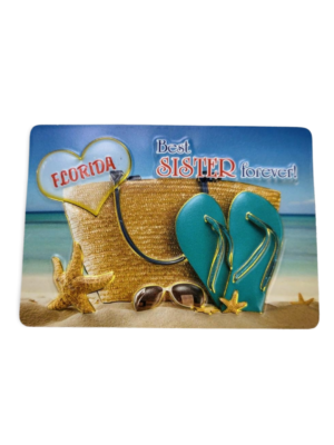 Florida Family Magnet - "Best Sister Forever!"