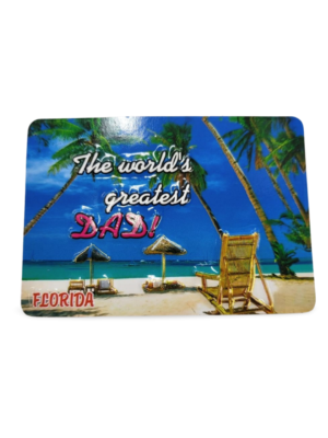 Florida Family Magnet - "Dad - Sea Beach"