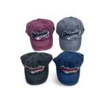 Florida 100% Cotton Cap - "Orlando Florida" Black, Grey, Blue, Red