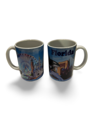 Florida Ceramic Coffee Mug - "Florida Skyline"