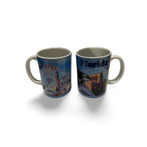 Florida Ceramic Coffee Mug - "Florida Skyline"