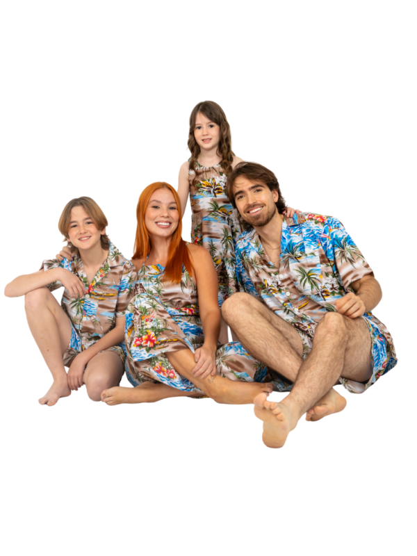 Men's Hawaiian Shirt 'BOAT NAVY'