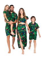 Adjustable Crop Top and Maxi Skirt Set Ladies Hawaiian Prepack
