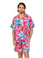 Men's Hawaiian Shorts 'BOAT PINK'