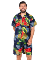 Men's Hawaiian Shorts 'PINEAPPLE NAVY'