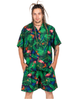 Men's Hawaiian Shorts 'FLAMINGO NAVY'