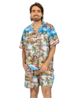 Men's Hawaiian Shorts 'BOAT NAVY'