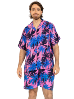 Men's Hawaiian Shorts 'PALM PINK'
