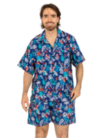 Men's Hawaiian Shorts 'BAMBOO BLUE'