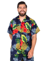 Men's Hawaiian Shirt 'PINEAPPLE NAVY'