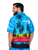 Men's Hawaiian Shirt 'SUNSET BLUE'