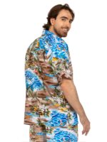 Men's Hawaiian Shirt 'BOAT NAVY'
