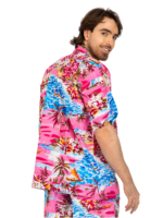 Men's Hawaiian Shirt 'BOAT PINK'