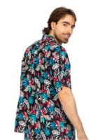 Men's Hawaiian Shirt 'BAMBOO BLACK'