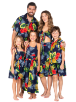 Men's Hawaiian Shorts 'PINEAPPLE NAVY'