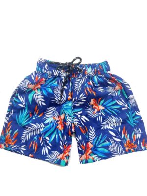 Boys Hawaiian Short 'BAMBOO BLUE'