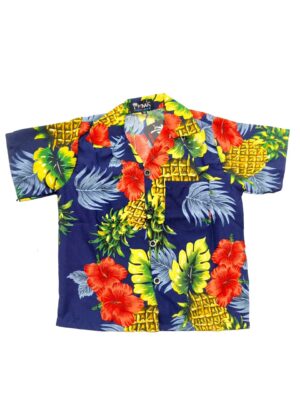 Boys Hawaiian Shirt 'PINEAPPLE NAVY'