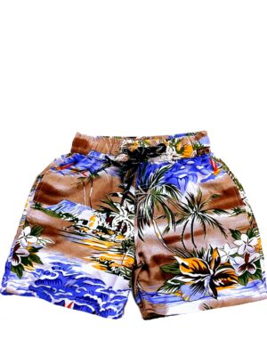 Boys Hawaiian Short 'BOAT NAVY'