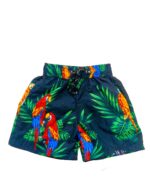 Boys Hawaiian Short 'PARROT BLACK'