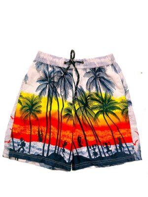 Boys Hawaiian Short 'SUNSET GREY'