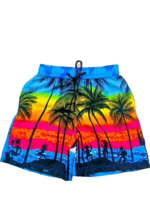 Boys Hawaiian Short 'SUNSET BLUE'