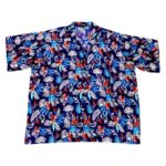 Men's Hawaiian Shirt 'BAMBOO NAVY'