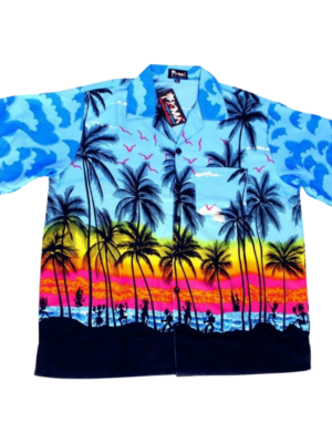 Men's Hawaiian Shirt 'SUNSET BLUE'