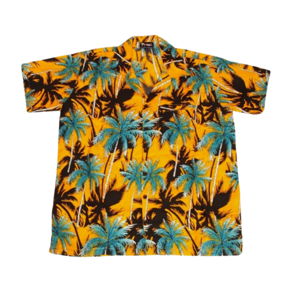 Men's Hawaiian Shirt 'PALM YELLOW'