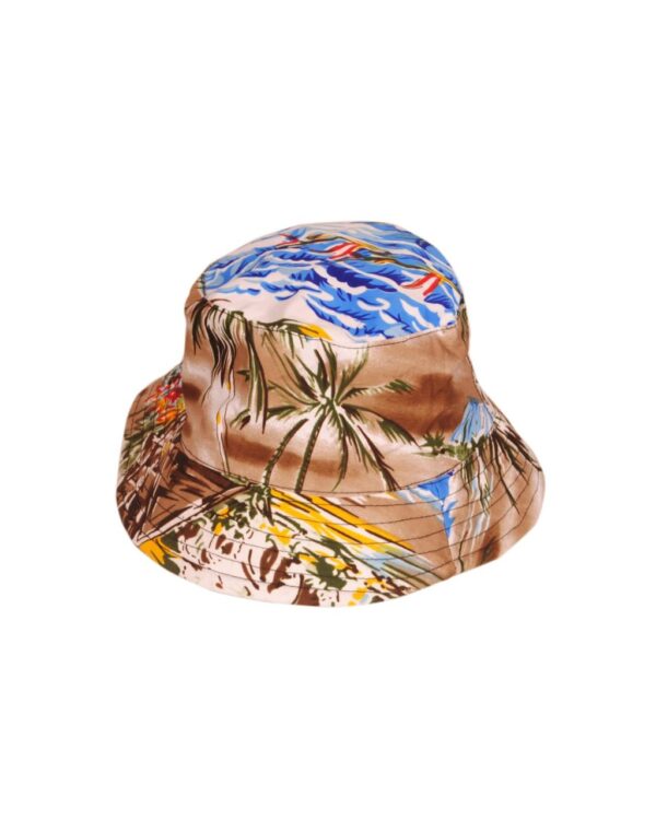 Hawaiian Bucket Hat 'BOAT NAVY'