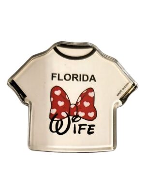 Florida Family Magnet - "Wife & Red Bow"