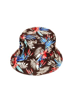 Hawaiian Bucket Hat 'BAMBOO BLACK'