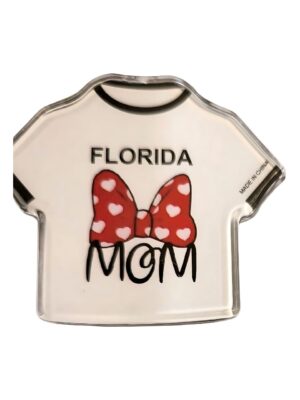 Florida Family Magnet - "Mom & Red Bow"