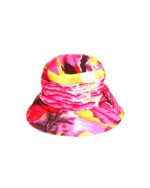 Hawaiian Bucket Hat 'RED PALM BLACK'