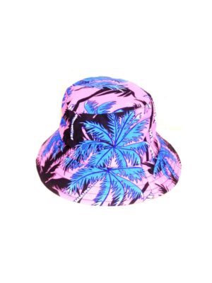 Hawaiian Bucket Hat 'PALM PINK'