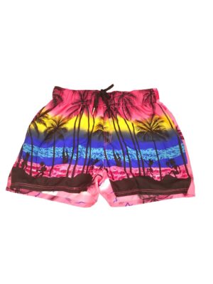 Men's Hawaiian Shorts 'SUNSET PINK'