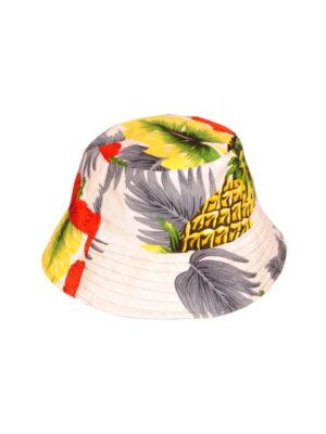 Hawaiian Bucket Hat 'PINEAPPLE WHITE'