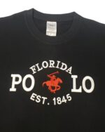 Embroidery T-shirt Florida Polo Black