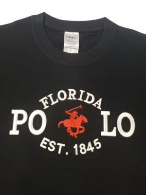 Embroidery T-shirt Florida Polo Black