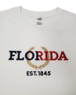 Embroidery T-shirt Florida Tommy White