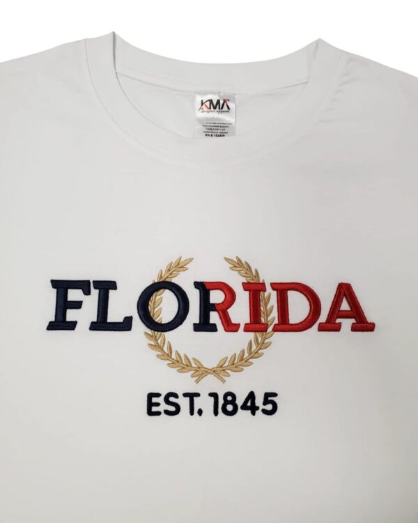 Embroidery T-shirt Florida Tommy White