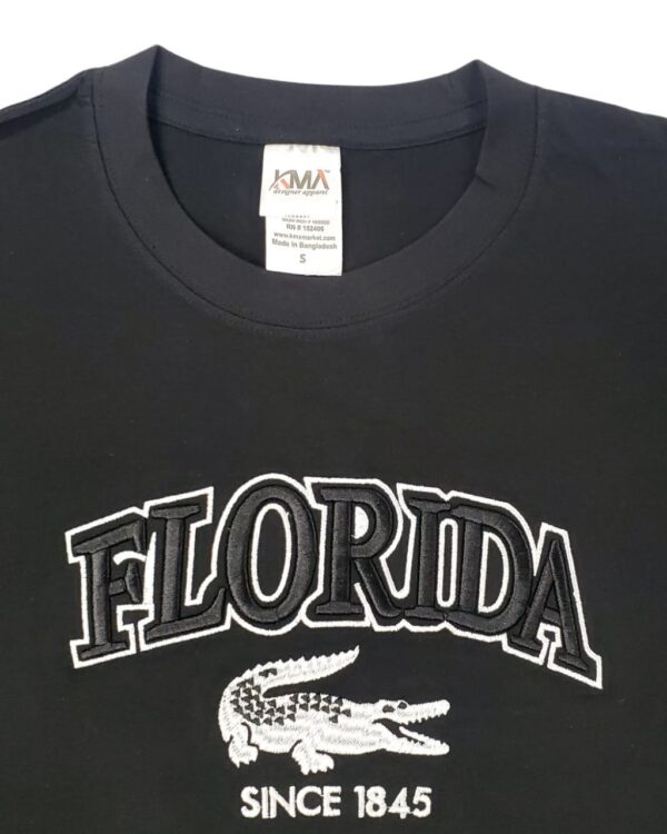 Embroidery T-shirt Florida Gator Black