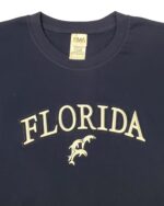 Embroidery T-shirt Florida Dolphin Navy