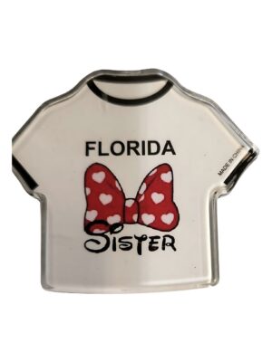 Florida Family Magnet - "Sister & Red Bow"