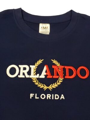 Embroidery T-shirt Orlando Tommy Navy