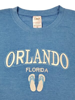 Embroidery T-shirt Orlando Sandal Turquoise Heather