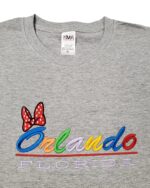 Embroidery T-shirt Orlando Bow Athletic Heather