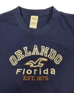 Embroidery T-shirt Orlando Bird Navy