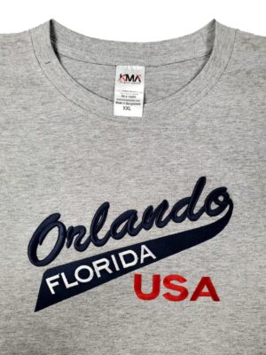 Embroidery T-shirt Orlando Slush Athletic Heather