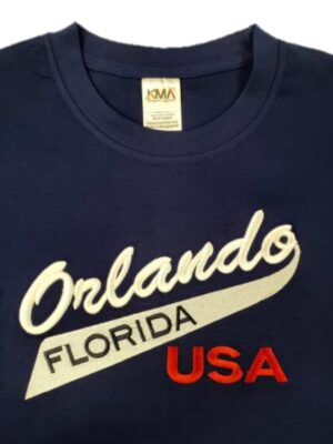 Embroidery T-shirt Orlando Slush Navy